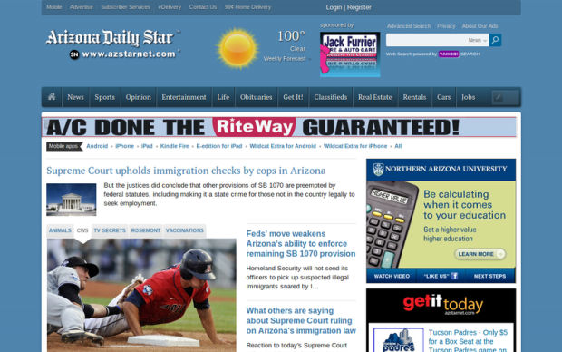 2012 StarNet homepage